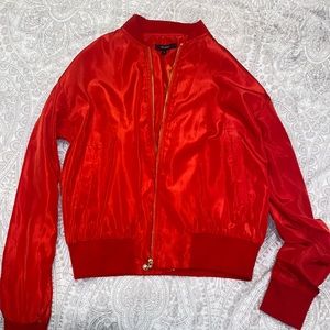 Red jacket